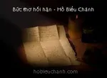 Bìa sách “Bức thơ hối hận”